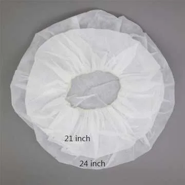 ZMDREAM Disposable Hair Nets for Food & Beauty 24-Inch