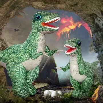 Jovow Remote Control Inflatable Dinosaur Toy for Kids