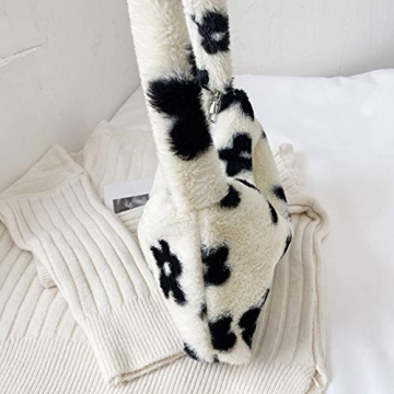 Aktudy Plush Shoulder Bags for Women Girls - Stylish Accessories