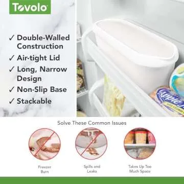 Tovolo Glide-A-Scoop Ice Cream Containers - 2.5 Qt