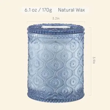 LA JOLIE MUSE Citrus Mint Scented Candle for Home Gift