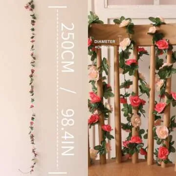 Elegant Flower Garland Set for Weddings and Parties