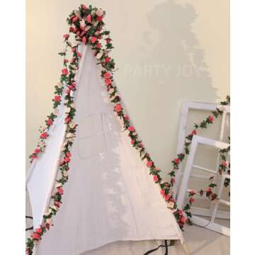 Elegant Flower Garland Set for Weddings and Parties