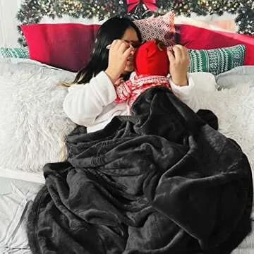 Bedsure Fleece Blanket King Size Soft Lightweight Plush