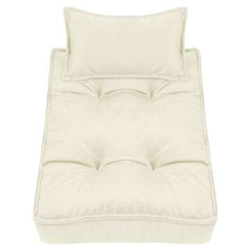 IGMaryBox Baby Photoshoot Props Mini Mattress Newborn Photography Props Baby Bedding Cushion Baby Posing Pillow Infant Mattress Prop Photography(A-Ivory)