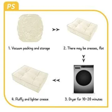 IGMaryBox Baby Photoshoot Props Mini Mattress Newborn Photography Props Baby Bedding Cushion Baby Posing Pillow Infant Mattress Prop Photography(A-Ivory)