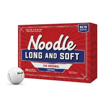 TaylorMade Noodle Long & Soft Golf Balls - Pack of 24