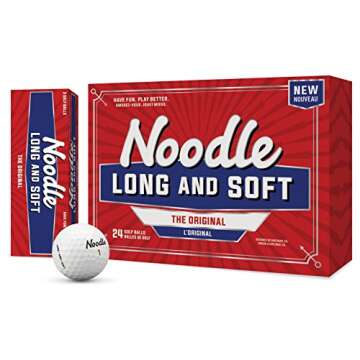 TaylorMade Noodle Long & Soft Golf Balls - Pack of 24