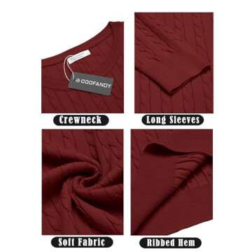 Men's Casual Crewneck Knit Sweater - COOFANDY Style