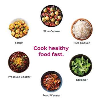 Instant Pot Lux Mini 6-in-1 Electric Pressure Cooker, Sterilizer Slow Cooker, Rice Cooker, Steamer, Saute, and Warmer, 3 Quart, 10 One-Touch Programs