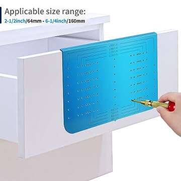 King&Charles Cabinet Hardware Installation Template Kit