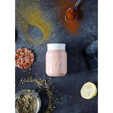 Sweese 812.108 Porcelain Salt & Pepper Shaker, Farmhouse Table Decor, 4 ounce each, Pink