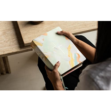 The Jesus Bible Artist Edition ESV Leathersoft Multi-color/Teal