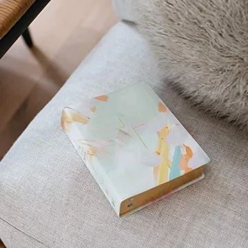 The Jesus Bible Artist Edition ESV Leathersoft Multi-color/Teal