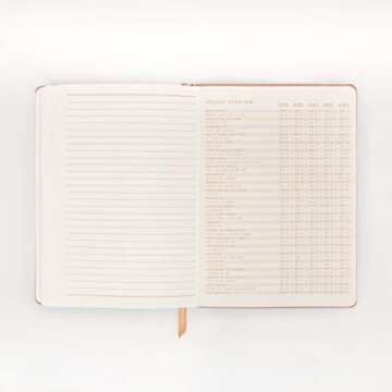 DesignWorks Ink Vegan Suede Flexible Cloth Journal Notebook with 192 Lined Pages and Ribbon Bookmark for Work, Writing, Journaling - 5.75" x 8" Mushroom Taupe Journal