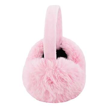 Novia's Choice Stylish Faux Fur Earmuffs for Winter Adventures