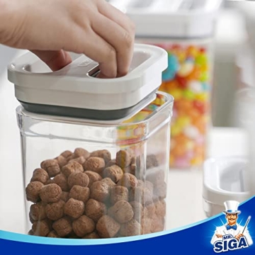 MR.SIGA 4 Pack Airtight Food Storage Containers Set