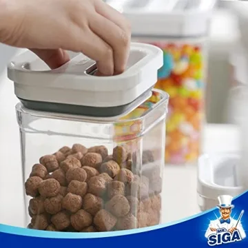 MR.SIGA 4 Pack Airtight Food Storage Containers Set