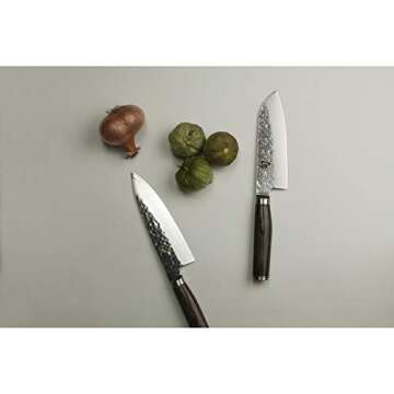 Shun Premier 6" Chef's Knife, Handcrafted Japanese Kitchen Knife for Professional and Home Chefs, VG...