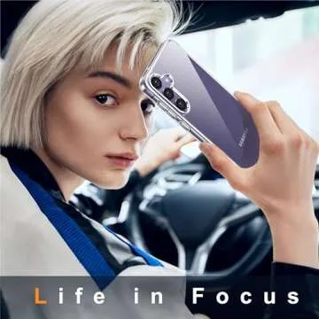 Oterkin for Samsung Galaxy S24 Case Clear, [20X Anti-Yellowing Technology] S24 Phone Case with [Built-in 4 Airbags][10FT Military Grade Protection] [Crystal Transparent Slim] (Clear)