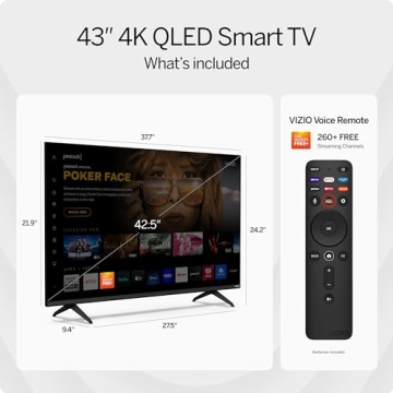 VIZIO 43-inch MQ6 Series Smart TV - Stunning 4K Clarity