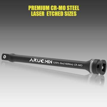 ARUCMIN 120 Ft-Lbs Torque Limiting Extension Bar 8 Inch