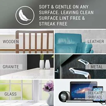 VibraWipe Microfiber Cleaning Cloth, Microfiber Cloth, 12-Pack, Thick and Large Size 14.2"x14.2", Shades of Gray, Microfiber Cleaning Cloths For Cars, Window, Dish Cloths, Machine Washable & Lint-Free