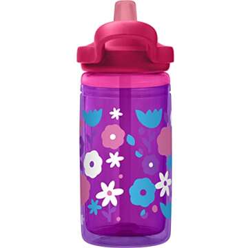 CamelBak eddy+ Kids Insulated BPA-Free Bottle, 14oz, Flower Power