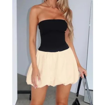 MISSACTIVER Strapless Tube Top Mini Dress - Chic Design
