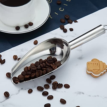 Berglander 6 OZ Stainless Steel Ice Scoop for Any Event