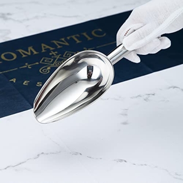 Berglander 6 OZ Stainless Steel Ice Scoop for Any Event