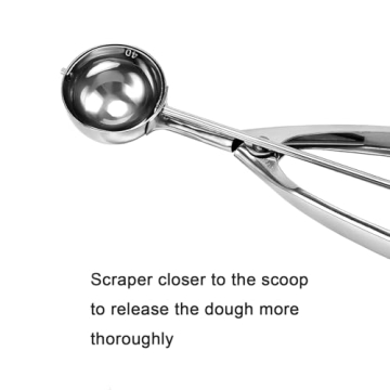 Large Cookie Scoop for Perfect Cookies and Portions
