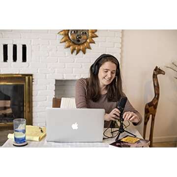 Complete Zoom ZUM-2 Podcast Mic Pack with Headphones, Tripod & Cables for Clear Audio Recording