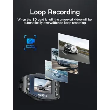 1080P FHD Dash Cam for Cars with 32GB SD Card