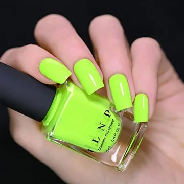 ILNP Playlist Neon Lime Cream Nail Polish | Chip Resistant