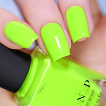 ILNP Playlist Neon Lime Cream Nail Polish | Chip Resistant