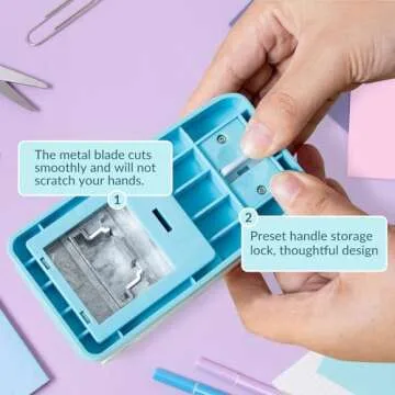 Kowaku Tab Punch - Handheld Craft Paper Cutter for Tabs