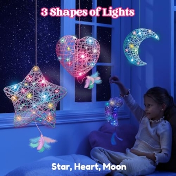 Klever Kits 3D String Art Kit for Kids - Light Up Lanterns