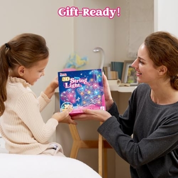 Klever Kits 3D String Art Kit for Kids - Light Up Lanterns