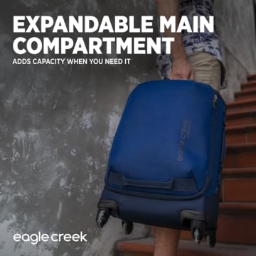 Eagle Creek Expanse Rolling Suitcase with Expandable Design
