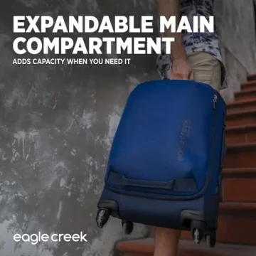 Eagle Creek Expanse Rolling Suitcase with Expandable Design
