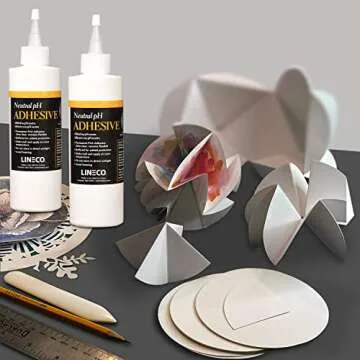 LINECO pH Neutral Adhesive 4 Oz, Acid-Free Craft Glue