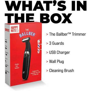 HAPPY NUTS Ballber™: Waterproof Ball Trimmer for Men