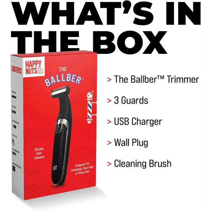 HAPPY NUTS Ballber™: Waterproof Ball Trimmer for Men