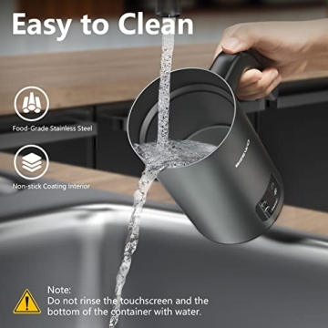 BIZEWO 4-in-1 Milk Frother for Coffee and More
