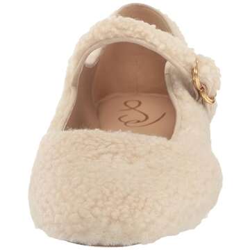 Sam Edelman Michaela Mary Jane Flat Nature Mist 7 Medium