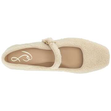 Sam Edelman Michaela Mary Jane Flat Nature Mist 7 Medium