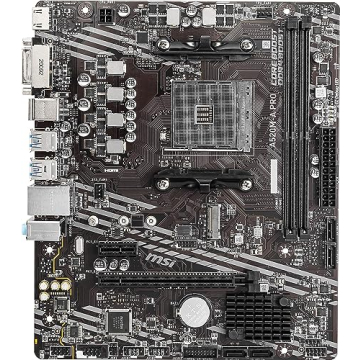 MSI A520M-A PRO Gaming Motherboard AMD Ryzen 5000 DDR4