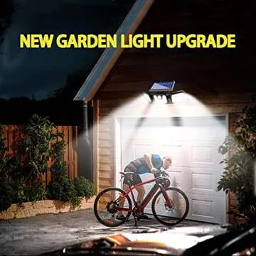 AVJONE Solar Outdoor Lights - 3000LM Motion Sensor Flood Lights