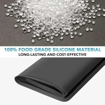 Under Sink Mats for Kitchen Waterproof, 34" x 22" Undersink Mats for Bottom of Kitchen Bathroom Sink, Thick Under Sink Drip Tray for Leaks and Spills, Easy to Install, Clean and Customizable-Dark Gray